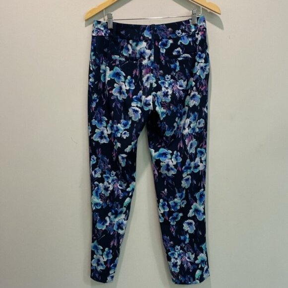 Ann Taylor Floral Straight Leg Pants - Picture 7 of 12